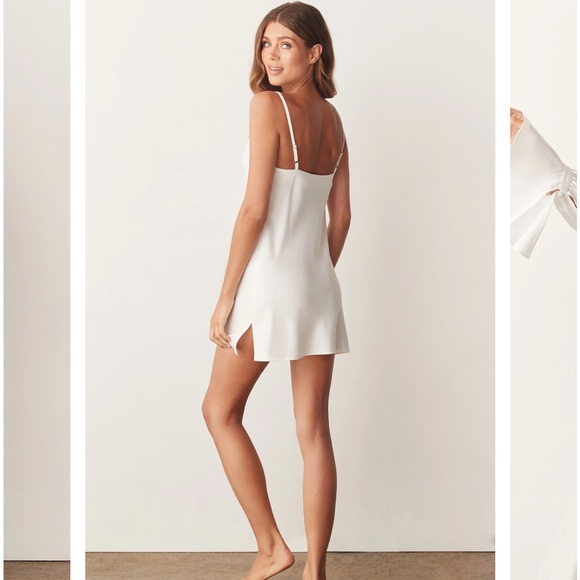 MASONgrey LA White Bridal Slip in Small - Picture 3 of 3